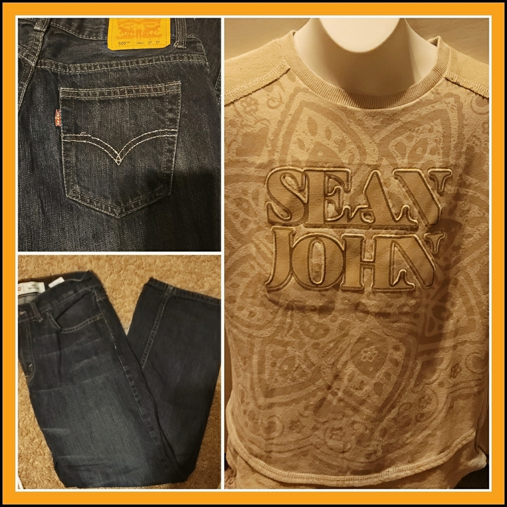 Boys Outfit (L) Sean John shirt & Levis Jeans!!!